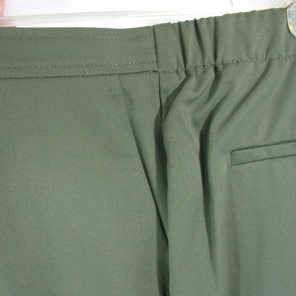 CB Collection Dress Slack Pants Olive Green Size 12 - Picture 2 of 5